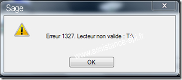 erreur 1327 InstallShield